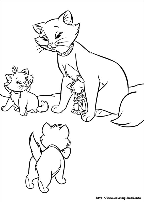 The Aristocats coloring picture